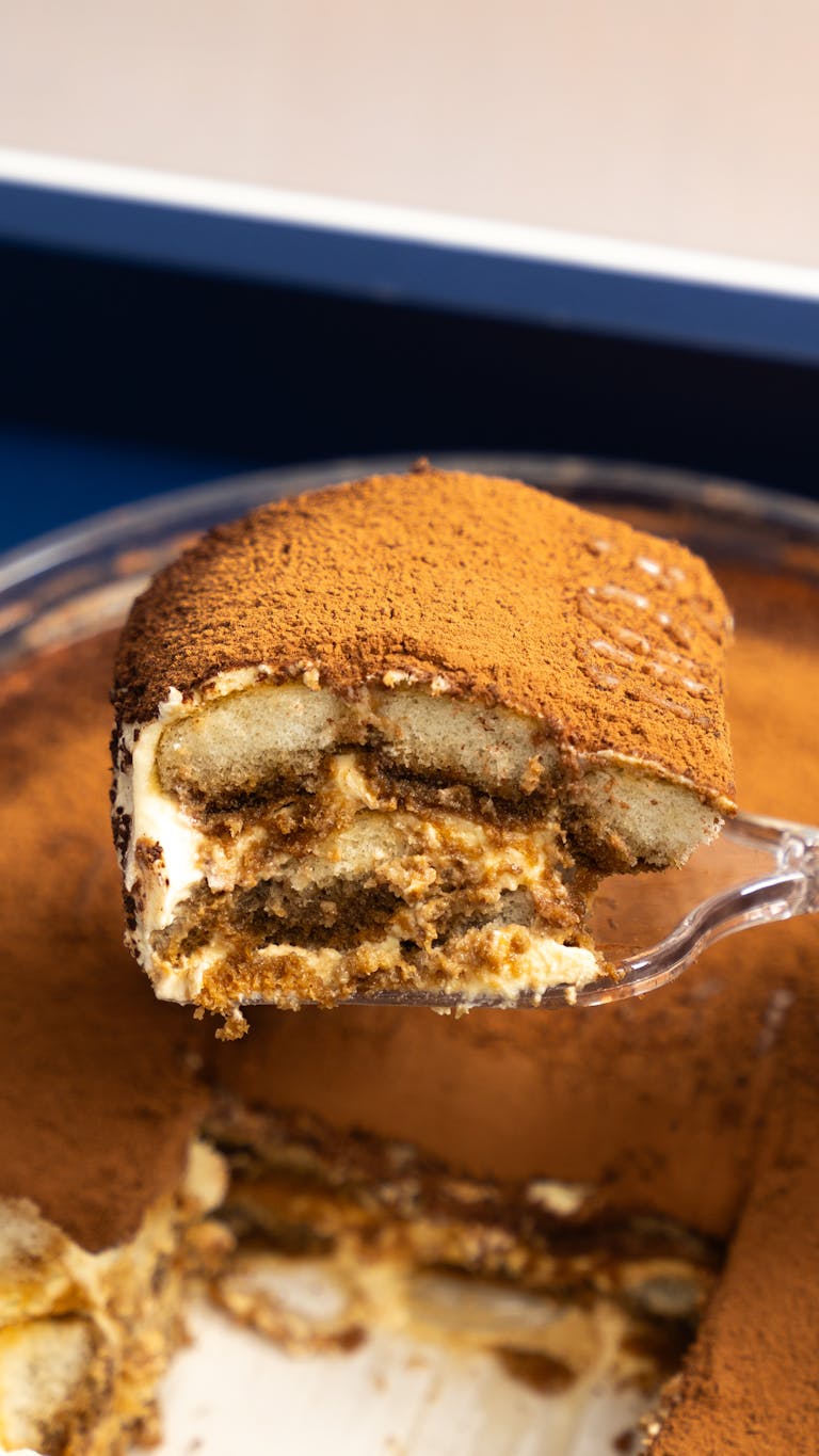 Piece of Tiramisu Cake