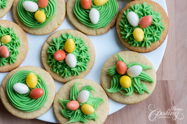 Easter Sugar Cookie Nests